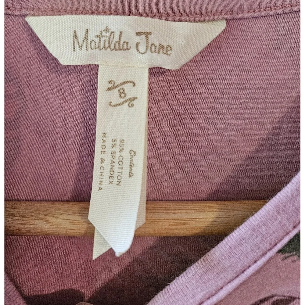 Matilda Jane Girls Size 8 Floral Ruffle Hem Dress‎ Pink Cottagecore